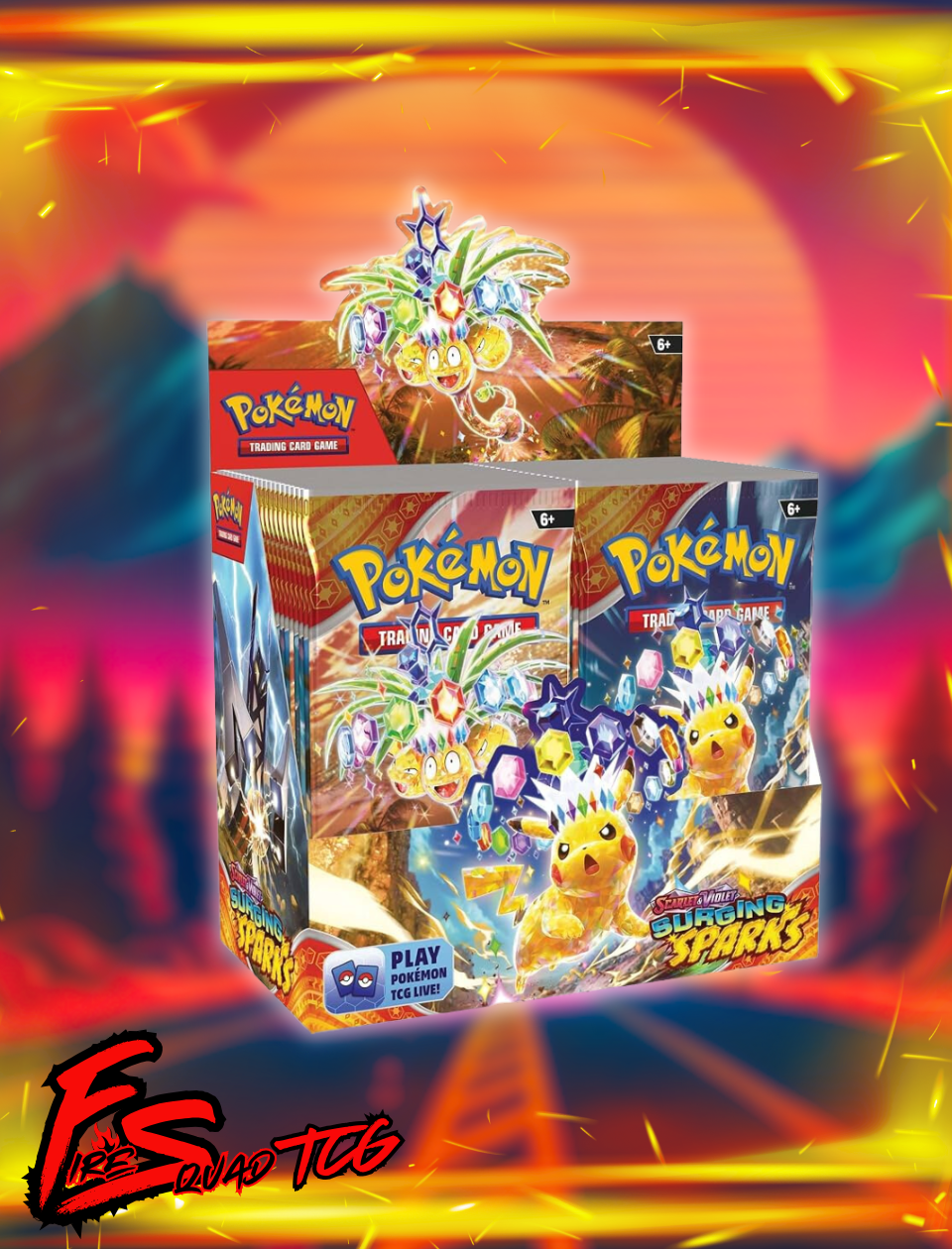 sergeant sparks booster box Surging Sparks Booster Box – FireSquadTCG